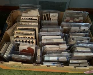 CRAFTS!!  All scrapbooking and other stamps and punches.  100% of The sale of all the crafting items goes to a donation to the Kidney Foundation.  