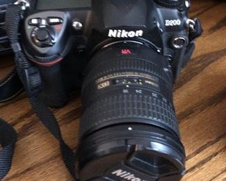 Nikon digital camera w/ lens