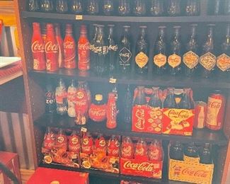 Collectible Coca Cola bottles 