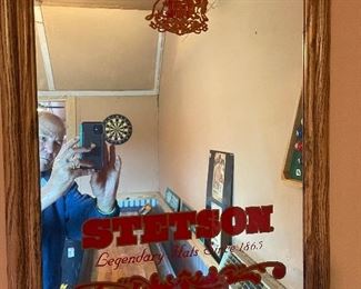 Stetson mirror and a bit of me