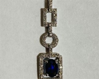 $290 All Real Authentic 14K White Gold 1.9 Grams 0.19 Diamond Sapphire Pendant Please text or call 7032689529 for inquiries, or visit Tysons Jewelry located at:
8373 Leesburg Pike #12, Vienna Virginia 22182
Robert, the owner of Tysons Jewelry, has over 30+ years working in the jewelry business and has verified the authenticity of this listing.
Robert buys gold and precious metals at 95%. Please use the link: https://tysonsjewelry.net for specific prices.
Inquiries regarding gold, silver, precious metals, coins, watches, diamonds, cars, and collectibles are welcome!
Visit the Tysons Jewelry Facebook store using this link for more pictures:
https://www.facebook.com/marketplace/profile/100029355397784/?ref=share_attachment