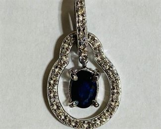 $230 All Real Authentic 14K White Gold 1.9 Grams Sapphire Diamond Pendant Please text or call 7032689529 for inquiries, or visit Tysons Jewelry located at:
8373 Leesburg Pike #12, Vienna Virginia 22182
Robert, the owner of Tysons Jewelry, has over 30+ years working in the jewelry business and has verified the authenticity of this listing.
Robert buys gold and precious metals at 95%. Please use the link: https://tysonsjewelry.net for specific prices.
Inquiries regarding gold, silver, precious metals, coins, watches, diamonds, cars, and collectibles are welcome!
Visit the Tysons Jewelry Facebook store using this link for more pictures:
https://www.facebook.com/marketplace/profile/100029355397784/?ref=share_attachment