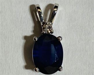 $130 All Real Authentic 14K White Gold 1 Gram Sapphire Diamond Pendant Please text or call 7032689529 for inquiries, or visit Tysons Jewelry located at:
8373 Leesburg Pike #12, Vienna Virginia 22182
Robert, the owner of Tysons Jewelry, has over 30+ years working in the jewelry business and has verified the authenticity of this listing.
Robert buys gold and precious metals at 95%. Please use the link: https://tysonsjewelry.net for specific prices.
Inquiries regarding gold, silver, precious metals, coins, watches, diamonds, cars, and collectibles are welcome!
Visit the Tysons Jewelry Facebook store using this link for more pictures:
https://www.facebook.com/marketplace/profile/100029355397784/?ref=share_attachment