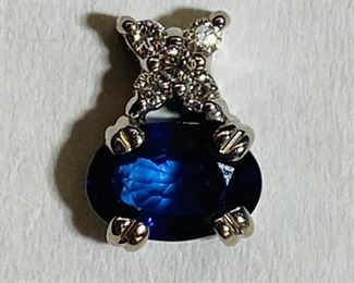 $130 All Real Authentic 14K White Gold 0.7 Grams 0.32 Carat Sapphire 0.04 Carat Diamond Pendant Please text or call 7032689529 for inquiries, or visit Tysons Jewelry located at:
8373 Leesburg Pike #12, Vienna Virginia 22182
Robert, the owner of Tysons Jewelry, has over 30+ years working in the jewelry business and has verified the authenticity of this listing.
Robert buys gold and precious metals at 95%. Please use the link: https://tysonsjewelry.net for specific prices.
Inquiries regarding gold, silver, precious metals, coins, watches, diamonds, cars, and collectibles are welcome!
Visit the Tysons Jewelry Facebook store using this link for more pictures:
https://www.facebook.com/marketplace/profile/100029355397784/?ref=share_attachment