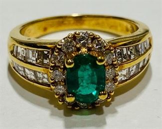 $1800 All Real Authentic 18K Yellow Gold 1 Carat Emerald 6.2 Grams Ring Please text or call 7032689529 for inquiries, or visit Tysons Jewelry located at:
8373 Leesburg Pike #12, Vienna Virginia 22182
Robert, the owner of Tysons Jewelry, has over 30+ years working in the jewelry business and has verified the authenticity of this listing.
Robert buys gold and precious metals at 95%. Please use the link: https://tysonsjewelry.net for specific prices.
Inquiries regarding gold, silver, precious metals, coins, watches, diamonds, cars, and collectibles are welcome! Visit the Tysons Jewelry Etsy store using this link for shipping: https://www.etsy.com/shop/TysonsJewelryStore?ref=shop_sugg