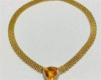 $2700 All Real Authentic 18K Yellow Gold 60.6 Grams Citrine Necklace Please text or call 7032689529 for inquiries, or visit Tysons Jewelry located at:
8373 Leesburg Pike #12, Vienna Virginia 22182
Robert, the owner of Tysons Jewelry, has over 30+ years working in the jewelry business and has verified the authenticity of this listing.
Robert buys gold and precious metals at 95%. Please use the link: https://tysonsjewelry.net for specific prices.
Inquiries regarding gold, silver, precious metals, coins, watches, diamonds, cars, and collectibles are welcome!
Visit the Tysons Jewelry Etsy store using this link for shipping and more pictures: https://www.etsy.com/shop/TysonsJewelryStore?ref=shop_sugg
