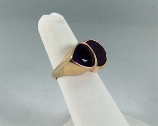 Amethyst 14k Gold Ring