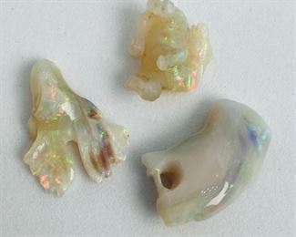 Opal Animal Carvings
