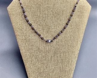 Quartz Beaded Necklace