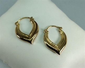 Gold Hoop Earrings