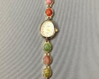 Gruen Precision Semi-Precious stone watch