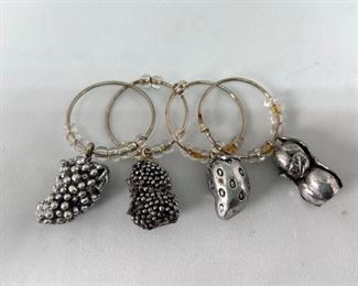 Sterling Silver Wine Charms