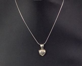 Silver Locket Necklace