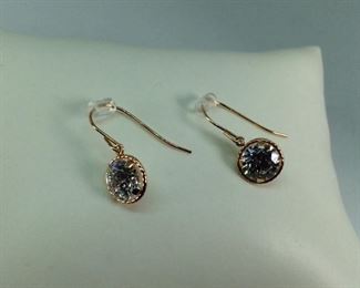 Light Iolite 14k Earrings