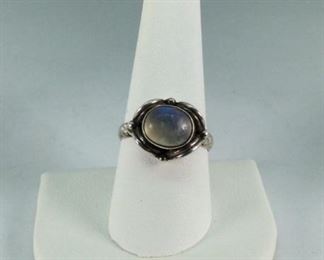 Moonstone Silver Ring