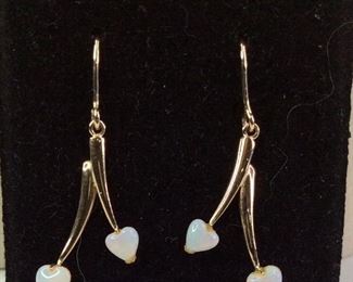 Opal 14k Gold Earrings