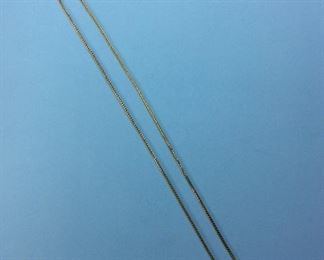 14k Gold Box Chain Necklace