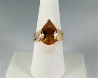 Citrine 14k Ring
