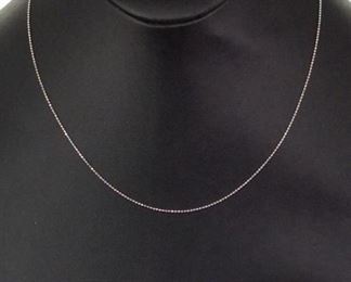 Sterling Silver Chain Necklace