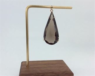 Very Large Smoky Topaz Pendant