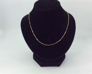 Box Chain 14k Necklace