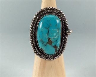 Turquoise Silver Ring