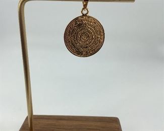 Gold Medallion Pendant