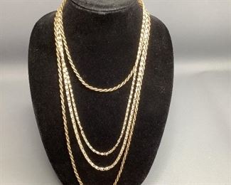 Mixed Gold-Toned Chains