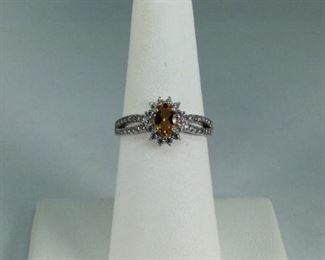 Citrine Sterling Ring