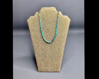 Turquoise Beaded Necklace