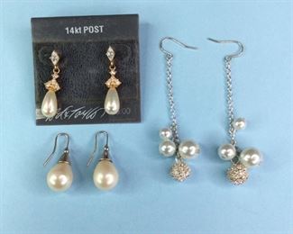 • Fashion Earrings (3) pairs
