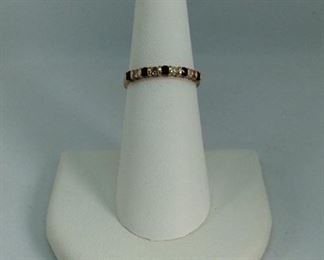 Diamond and Sapphire 14k Ring