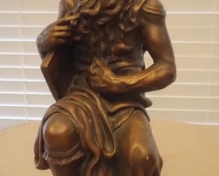 Statue of Moses (18" tall) - Has a chip (approx. 1") on rear 