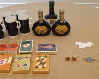 Vintage items from different airlines (including Braniff)