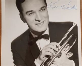 8 X 10 photo of Lee Castle, Director & Trumpet Player with the Fabulous Dorsey Orchestra