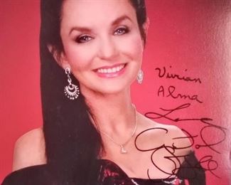 Signed 8 X 10 photo of Crystal Gayle