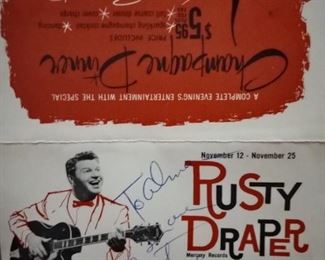 Signature of Rusty Draper (1923 - 2003) - Side 1