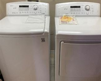 LG washer and dryer