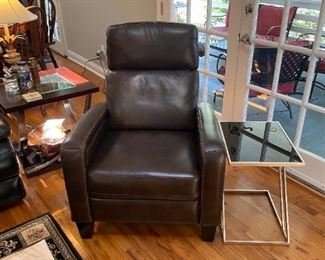 Leather Recliner, only 1 year old