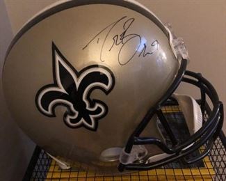 Drew Brees Signed Helmet
