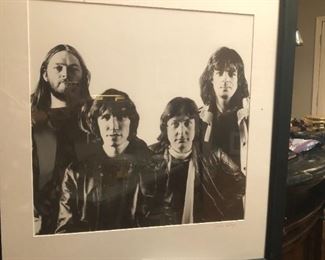 Don Hunstein 1976 Pink Floyd Photograph custom framed