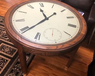 Clock Game Table