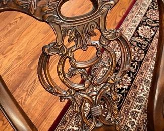 Fine carved quality chairs 
