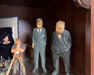 Carved figures