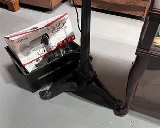 Iron base table
