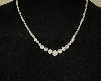 Diamond Floral Necklace by EFFY