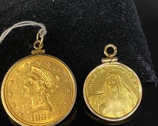 Gold coins