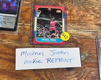 Michael Jordan rookie reprint