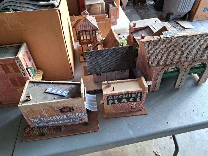 Lionel train buildings ( although these are handmade models)