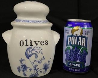 French Olives Jar